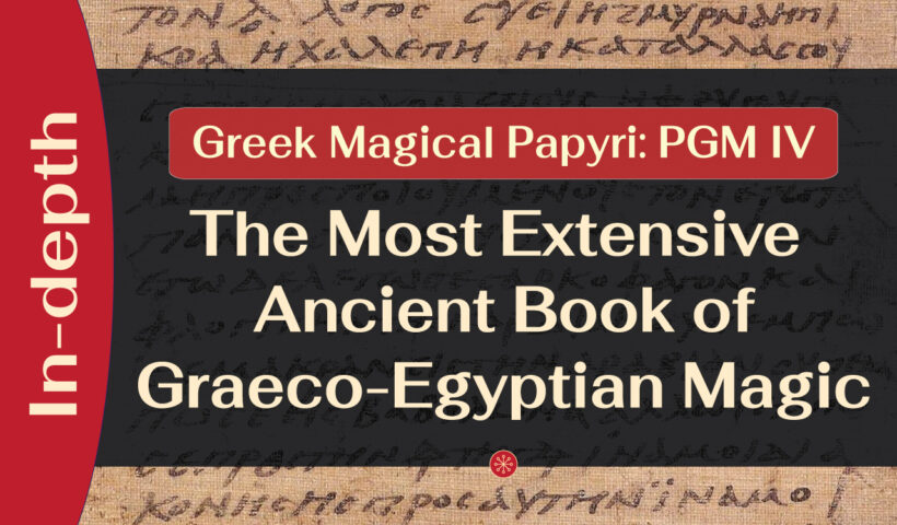 Video Greek Magical Papyrus PGM IV