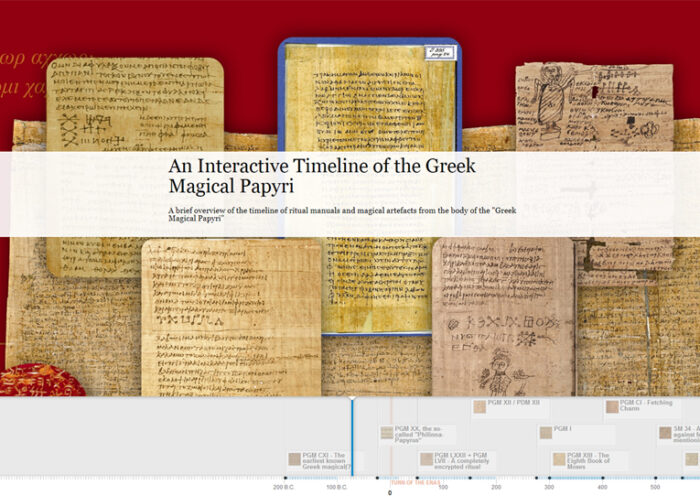 An Interactive Timeline of the Greek Magical Papyri