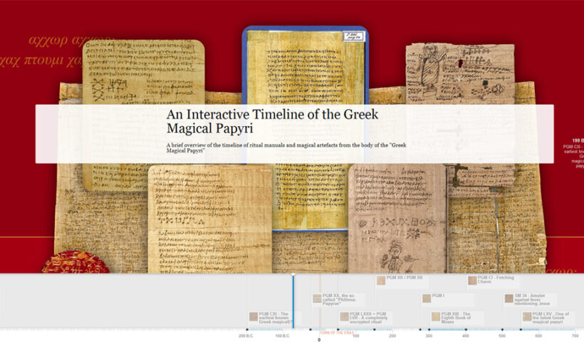 An Interactive Timeline of the Greek Magical Papyri